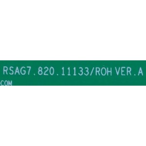 T-CON PARA TV HISENSE / NUMERO DE PARTE 313373 / RSAG7.820.11133/ROH / 316889 / RSAG7.820.11133/ROH VER.A / PANEL HD550Y3U51-T0LA\S0\GM\ROH / DISPLAY T550QVN10.0 / MODELOS 55U6H / 55A65H